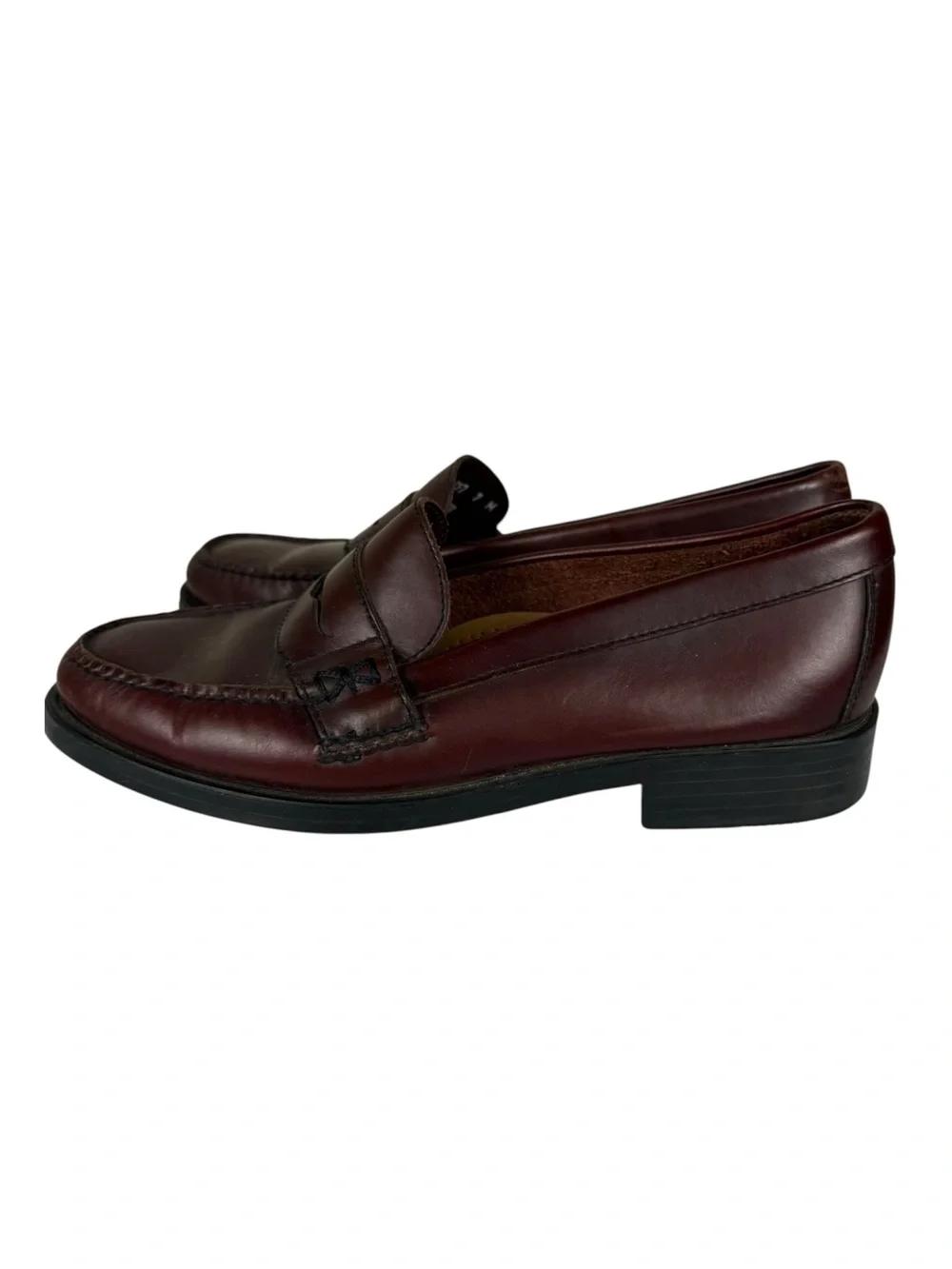 G.H. Bass Weejuns Katherine II Penny Loafers Leather Brazil Vintage Old Money 7